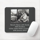 Präsident Barack Obama mit Familie Mousepad (Mit Mouse)