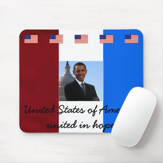 Präsident Barack Obama Mousepad (Mit Mouse)