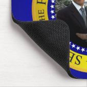 Präsident Barack Obama Mousepad - Blau (Ecke)