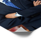 Präsident Barack Obama Portrait Poster (Ecke)