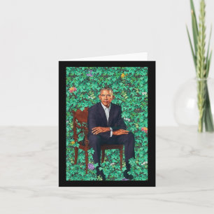 Präsident Barack Obama Portrait Shirt Karte