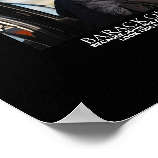 PRÄSIDENT BARACK OBAMA POSTER (Ecke)
