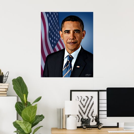 Präsident Barack Obama Poster (Heimbüro)
