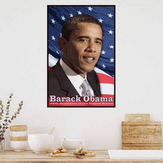 Präsident Barack Obama Poster (Küche)