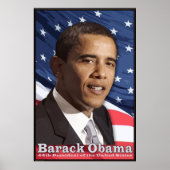 Präsident Barack Obama Poster (Vorne)