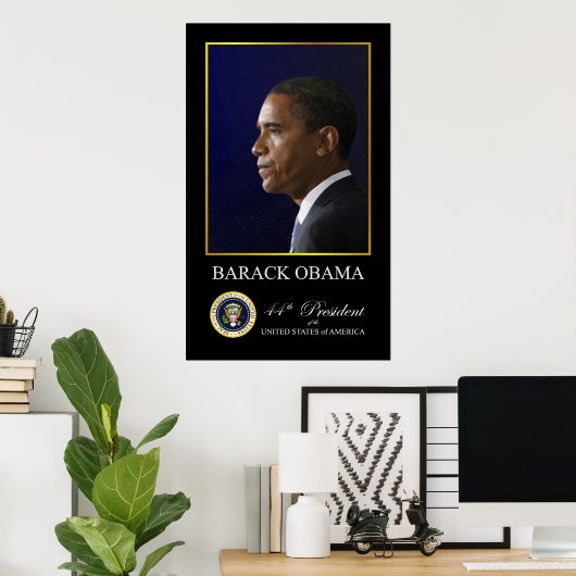 Präsident Barack Obama - Poster (Heimbüro)