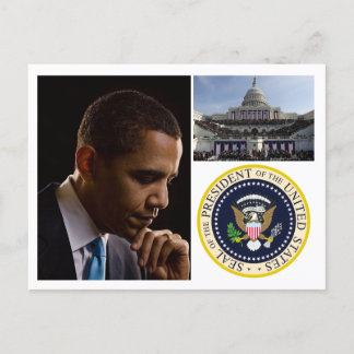 Präsident Barack Obama Postkarte
