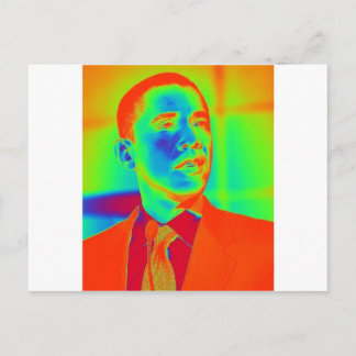 Präsident Barack Obama Postkarte