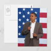 Präsident Barack Obama Postkarte (Vorne/Hinten)