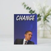 Präsident Barack Obama Postkarte (Stehend Vorderseite)