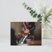 Präsident Barack Obama Postkarte (Stehend Vorderseite)