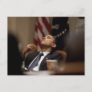 Präsident Barack Obama Postkarte
