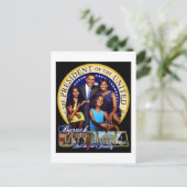 Präsident Barack Obama Postkarte (Stehend Vorderseite)