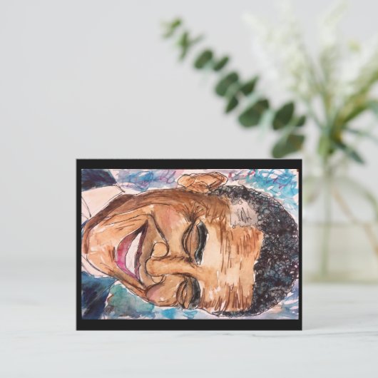 Präsident Barack Obama Postkarte (Stehend Vorderseite)