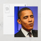 Präsident Barack Obama Postkarte (Vorne/Hinten)