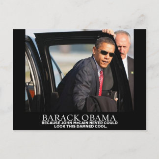 PRÄSIDENT BARACK OBAMA POSTKARTE