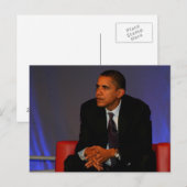 Präsident Barack Obama Postkarte (Vorne/Hinten)