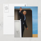 Präsident Barack Obama Postkarte (Vorne/Hinten)