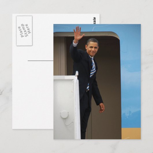 Präsident Barack Obama Postkarte (Vorne/Hinten)