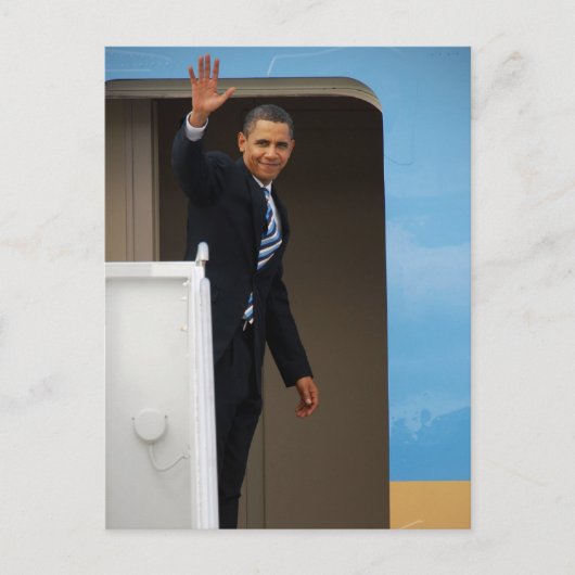 Präsident Barack Obama Postkarte (Vorderseite)