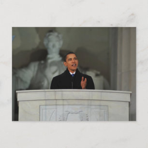 Präsident Barack Obama Postkarte