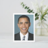 Präsident Barack Obama Postkarte (Stehend Vorderseite)