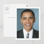 Präsident Barack Obama Postkarte (Vorne/Hinten)