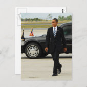 Präsident Barack Obama Postkarte (Vorne/Hinten)