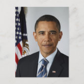 Präsident Barack Obama Postkarte (Vorderseite)