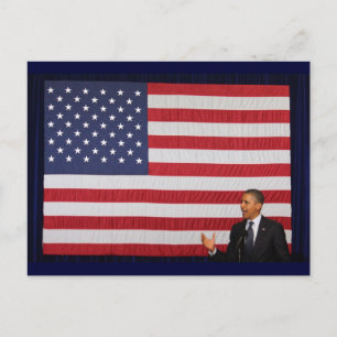 Präsident Barack Obama Postkarte