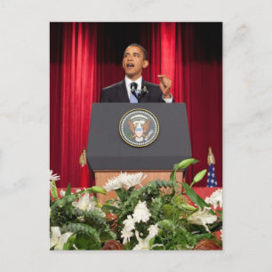 Präsident Barack Obama Postkarte