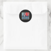Präsident Barack Obama Runder Aufkleber (Tasche)