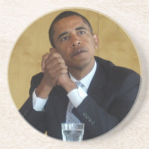 Präsident Barack Obama Sandstein Untersetzer