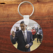 Präsident Barack Obama Schlüsselanhänger (Vorderseite)