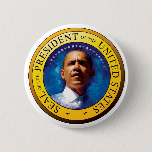 Präsident Barack Obama Siegel Button (Vorderseite)