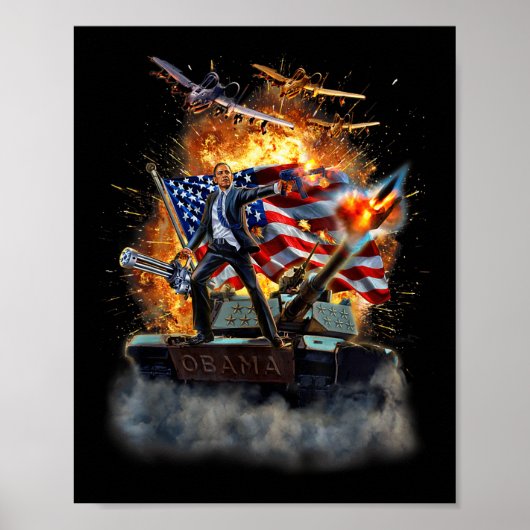 Präsident Barack Obama, Staaten Poster (Vorne)