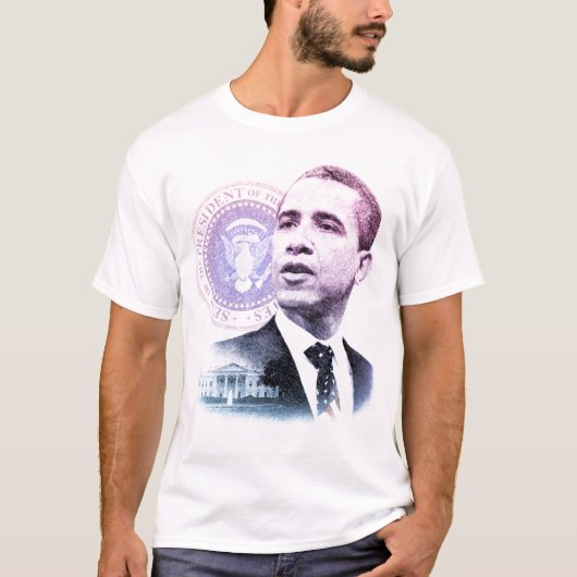 Präsident Barack Obama T-Shirt (Vorderseite)