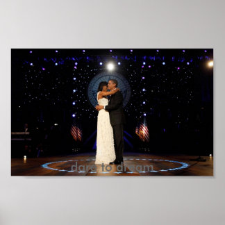 Präsident Barack Obama Tanz mit Miche Poster