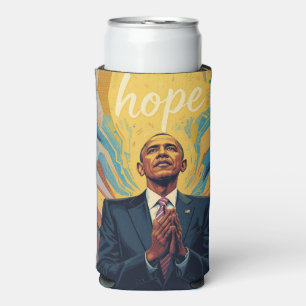 Präsident Barack Obama und die Botschaft der Hoffn Selters Dosenkühler