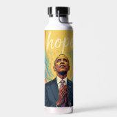 Präsident Barack Obama und die Botschaft der Hoffn Trinkflasche (Links)