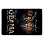 Präsident Barack Obama und die erste große Familie Magnet (Horizontal)