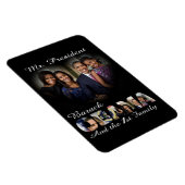 Präsident Barack Obama und die erste große Familie Magnet (Rechte Seite)