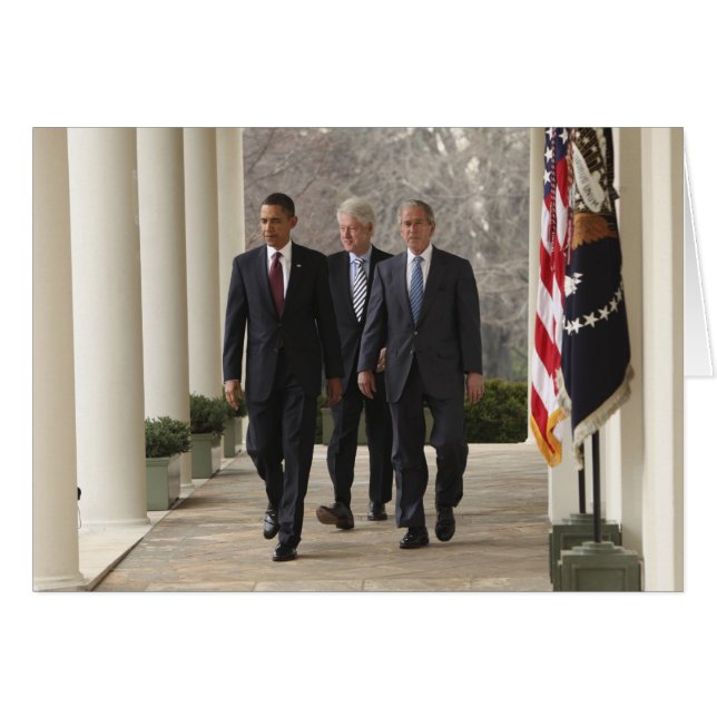 Präsident Barack Obama und ehemalige Präsidenten (Vorderseite (Horizontal))