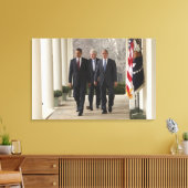 Präsident Barack Obama und ehemalige Präsidenten Leinwanddruck (Insitu (Wohnzimmer))