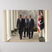 Präsident Barack Obama und ehemalige Präsidenten Poster (Vorne)