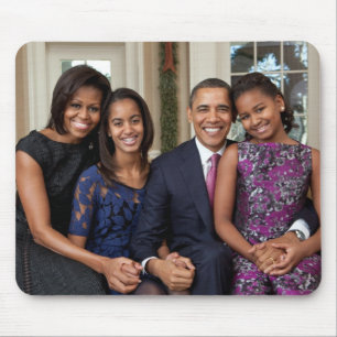 Präsident Barack Obama und Familie Mousepad