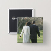 Präsident Barack Obama und First Lady Michelle Button (Vorne & Hinten)