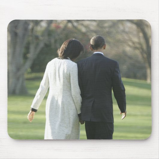 Präsident Barack Obama und First Lady Michelle Mousepad (Vorne)