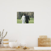 Präsident Barack Obama und First Lady Michelle Poster (Küche)