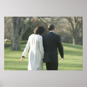 Präsident Barack Obama und First Lady Michelle Poster